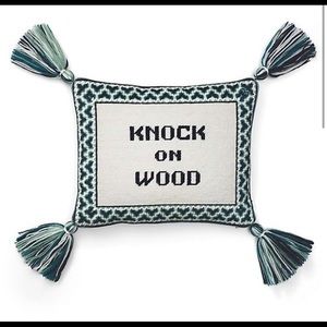 Tory Burch “Knock on Wood” Pillow